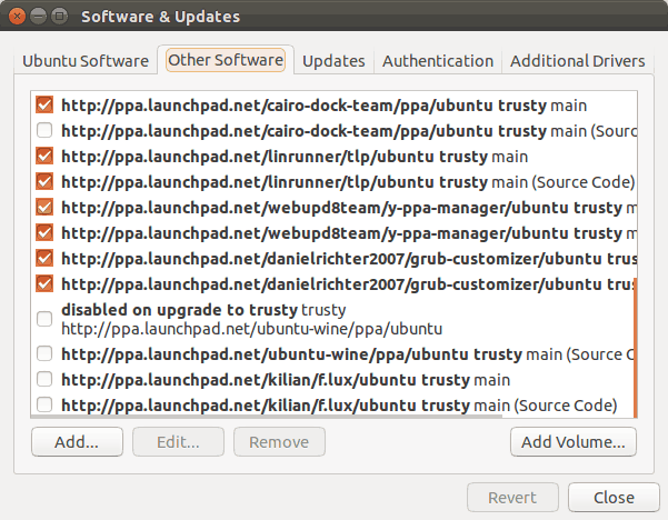 ubuntu software updates manager
