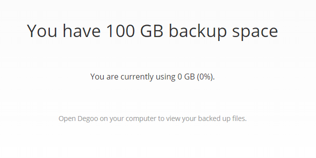 Degoo Cloud Backup