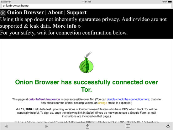 free tor browser iOS screen