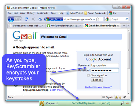 Firefox KeyScrambler Anti Keylogger