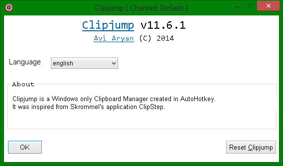 Clipjump clipboard manager