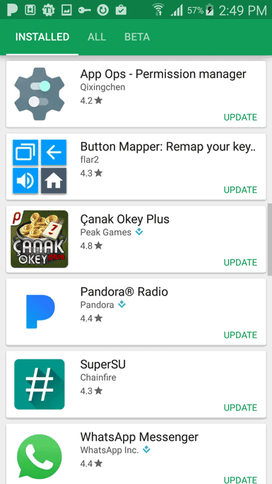 app unlinked from play store