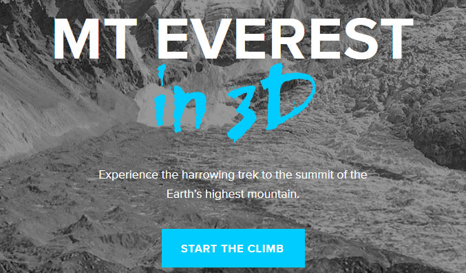 Experience Mt Everest in 3D